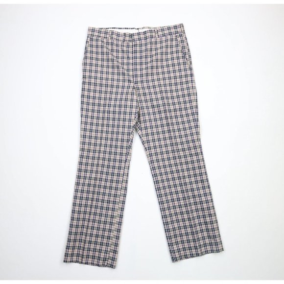 Vintage 70s Streetwear Mens 36x30 Wide Leg Bell Bottoms Chino